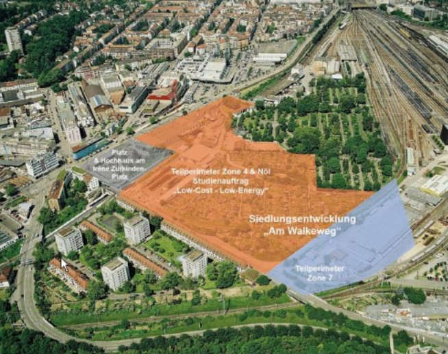 Abb. 6 Geplante Siedlungsentwicklung „Am Walkeweg“ (Quelle: Bau- und Verkehrsdepartement Basel)